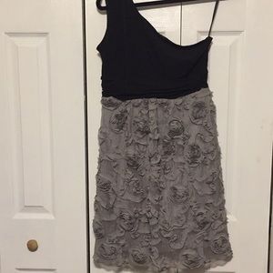 Black and gray party dress